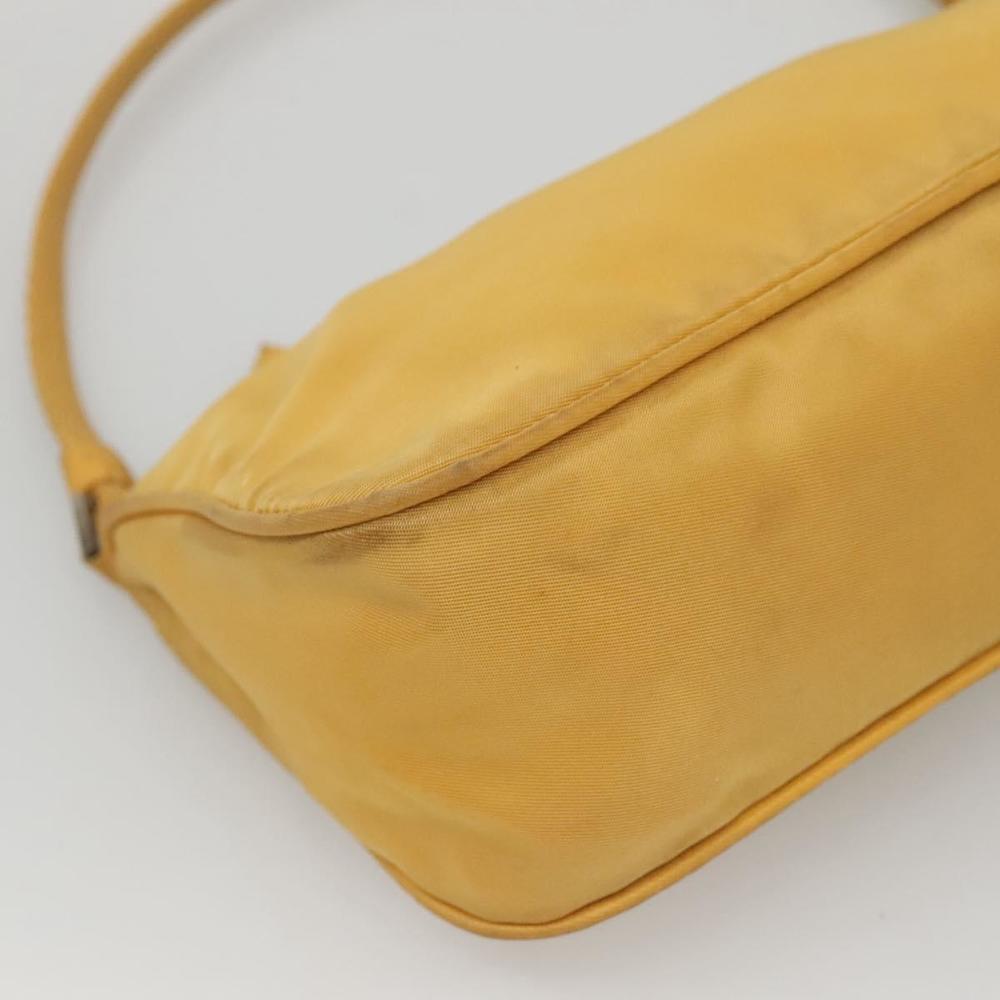 PRADA Accessory Pouch Nylon Yellow Auth 117775 - Picture 14 of 16